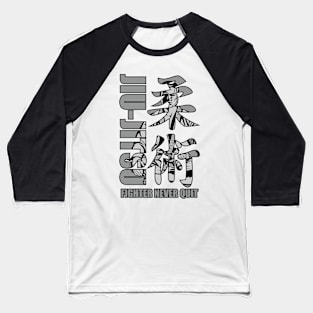 FIGHTER NEVER QUIT Baseball T-Shirt